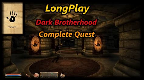 oblivion dark brotherhood quests walkthrough.